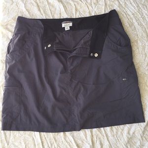 Skort with quick drying fabric.